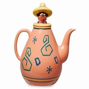 NWT RETIRED Disney Parks Alice in Wonderland Mad Hatter Dormhouse Tea Pot 2022